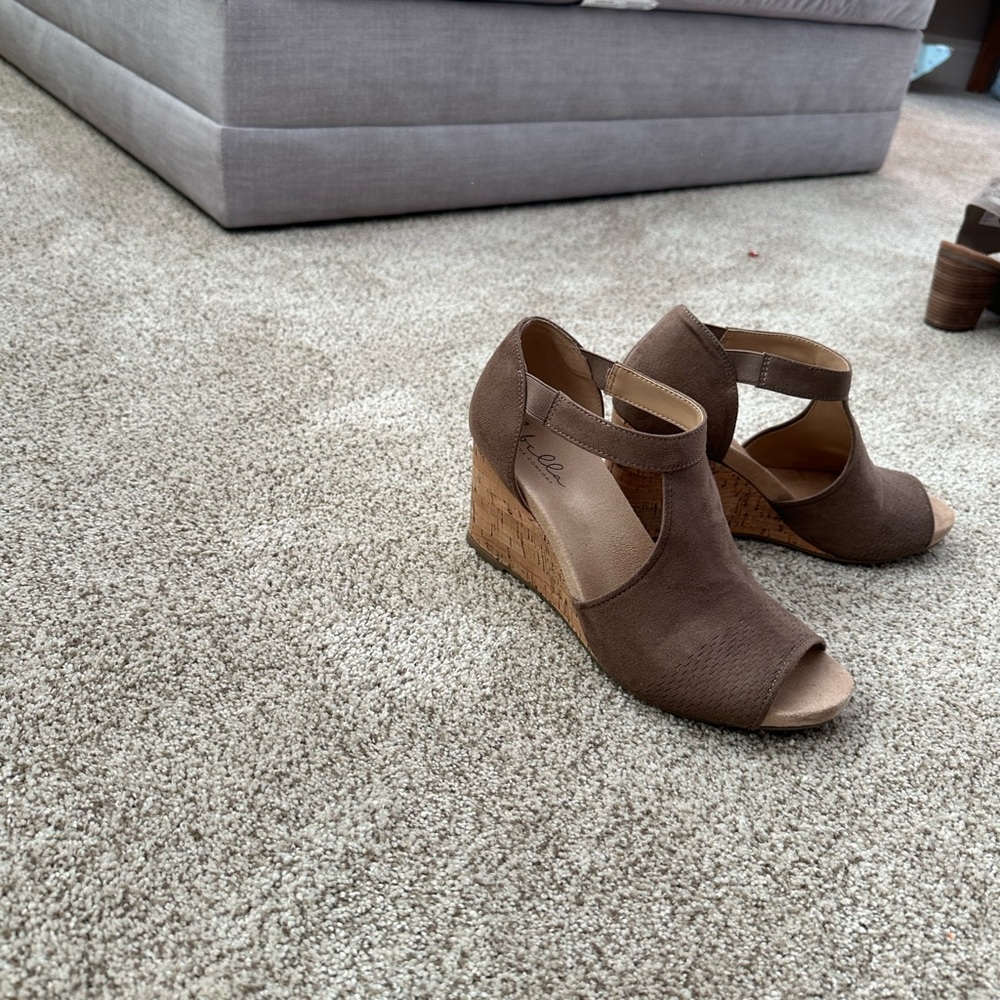 Brown Wedge Sandals